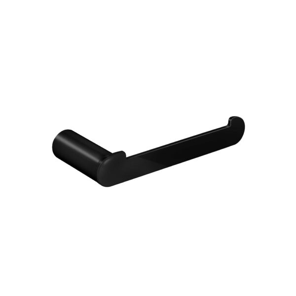 Bellino High Gloss Black Toilet Roll Holder - Image 2