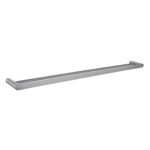 Bellino Brushed Nickel Solid Brass Double Towel Rail 800mm