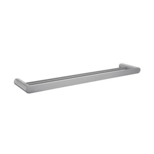 Bellino Brushed Nickel Solid Brass Double Towel Rail 600mm