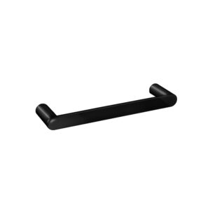 Bellino High Gloss Black Towel Rail 300mm