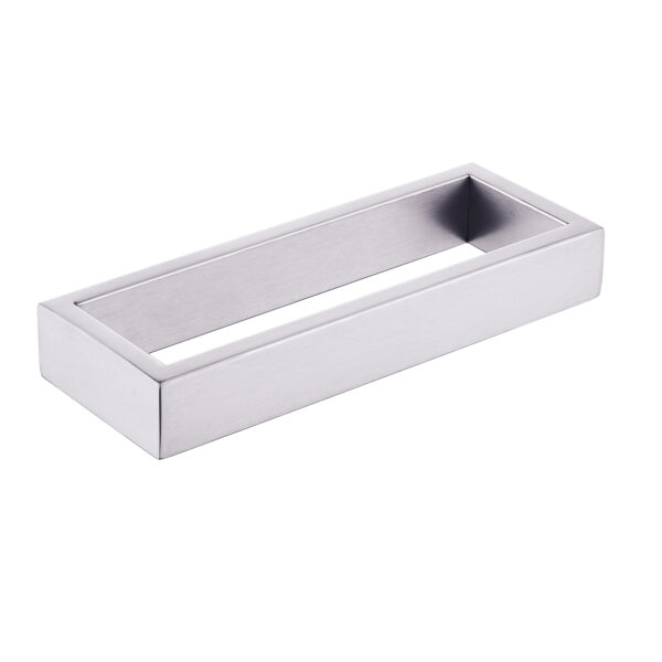 Cavallo Brushed Nickel Square Towel Rail 200mm - Image 2