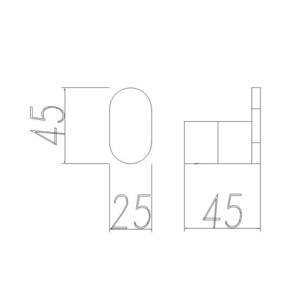Esperia Brushed Nickel Round Robe Hook - Image 3