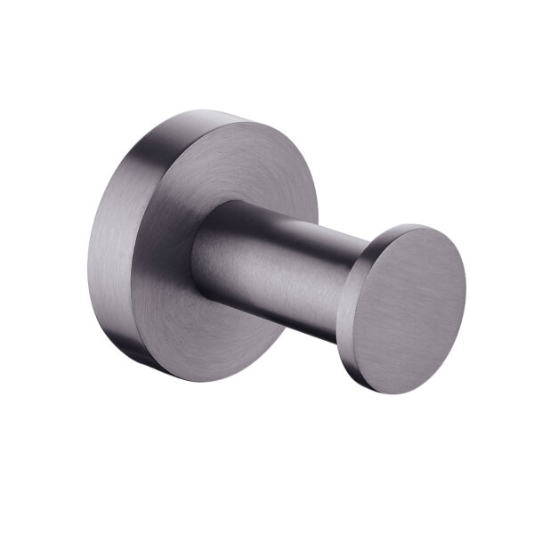 Pentro Gun Metal Grey Round Robe Hook - Image 2