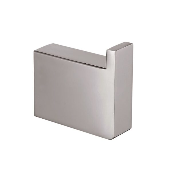 Cavallo Brushed Nickel Square Single Robe Hook - Image 2