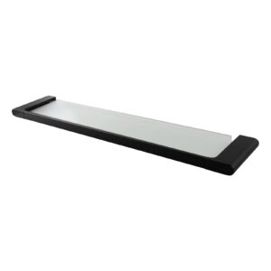 Persano Matte Black Zinc Alloy Towel Shelf 550mm