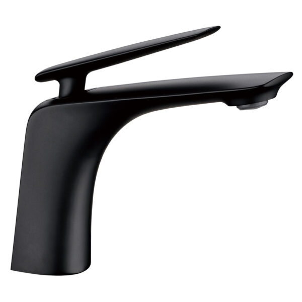Bellino Matte Black Basin Mixer - Image 2