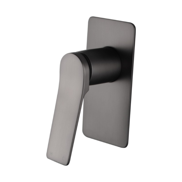 RUSHY Square Brushed Gun Metal Grey Built-in Shower Mixer(Brass) - Image 2
