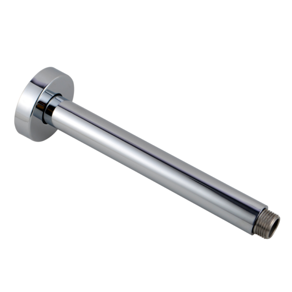 Round Chrome Ceiling Shower Arm 200mm - Image 2