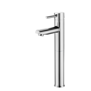 LUCID PIN Round Chrome Tall Basin Mixer