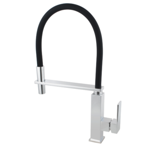 Spring Chrome Pull Out Spray Kitchen Sink Mixer Tap