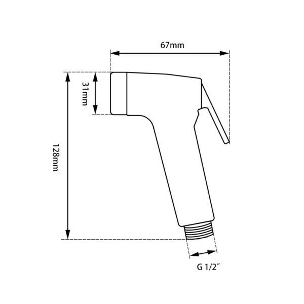 Tall Spring Chrome Pull Out Kitchen Sink Mixer Tap - Image 3