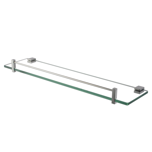 BLAZE Chrome Glass Shelf Holder 500mm - Image 2