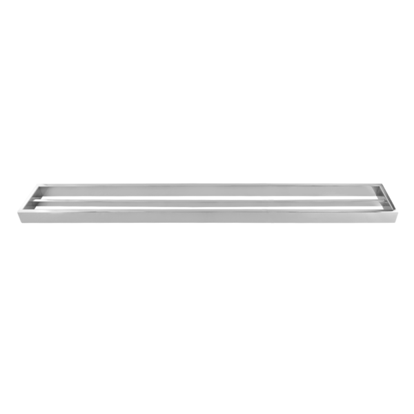 IVANO Series Chrome Double Towel Rail 800mm - Image 2
