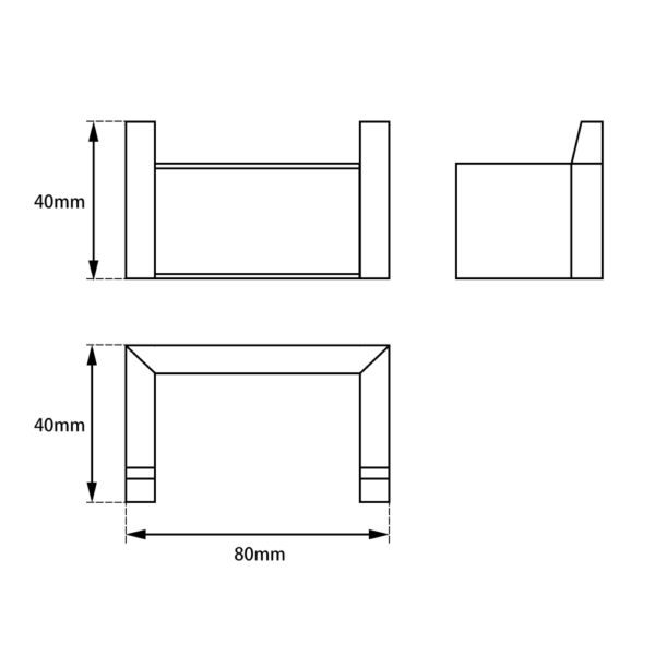 IVANO Series Chrome Robe Hook - Image 3