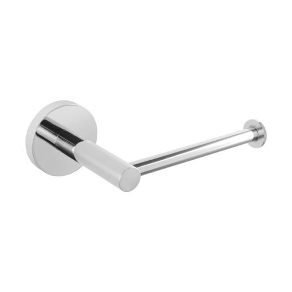 LUCID PIN Chrome Round Stainless Steel Wall Mounted Toilet Paper Roll Holder - Image 2