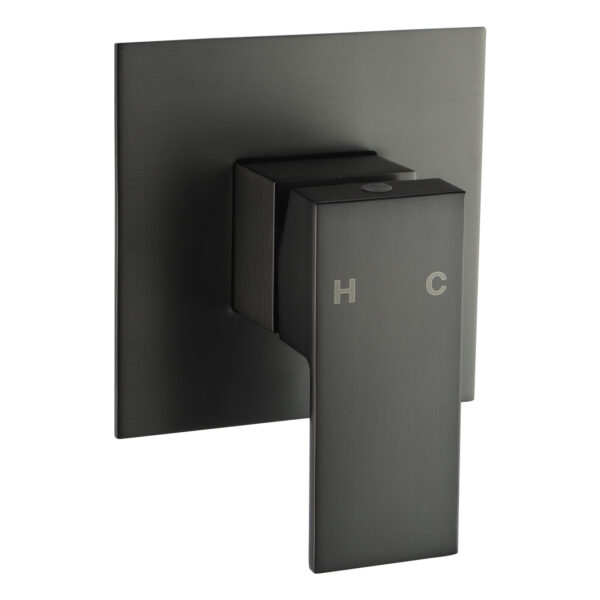 Gun Metal Grey Shower Wall Mixer - Image 2