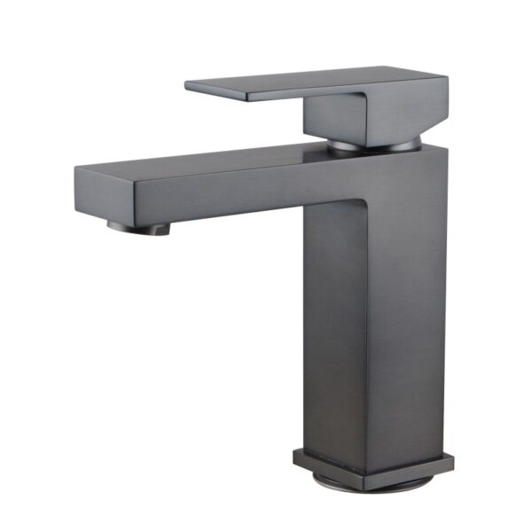 BLAZE Series Gun Metal Grey Basin Mixer Tap - Image 2