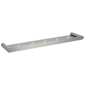 RUSHY Gun Metal Grey Round Stainless Steel Shelf