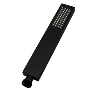 Esperia Matte Black Square Handheld Spray Head