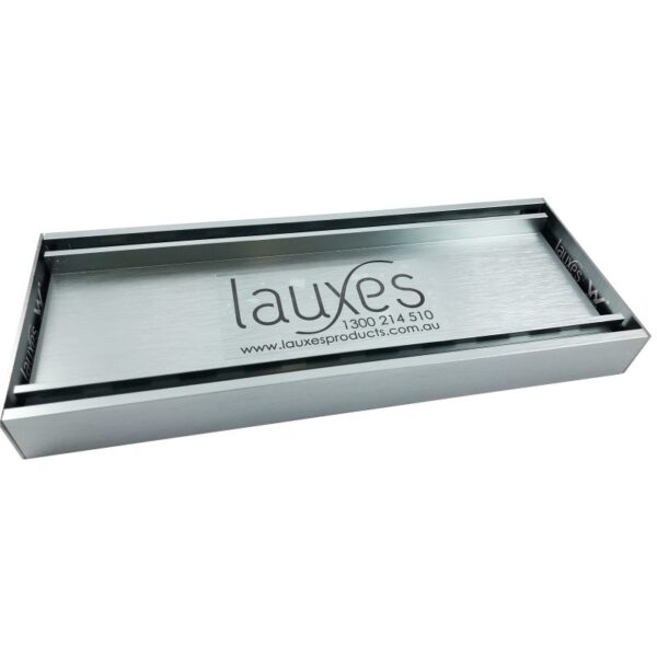 Silver Tile Insert Shower Floor Grate 100 - 5600mm Waste Drain - Image 2