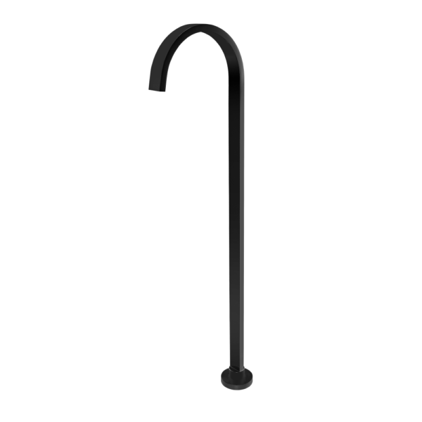 Black Square Floor Standing Mixer (Brass) - Image 2