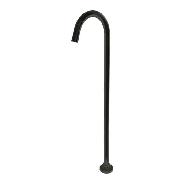 Black Round Floor Standing Mixer (Brass) - Image 2