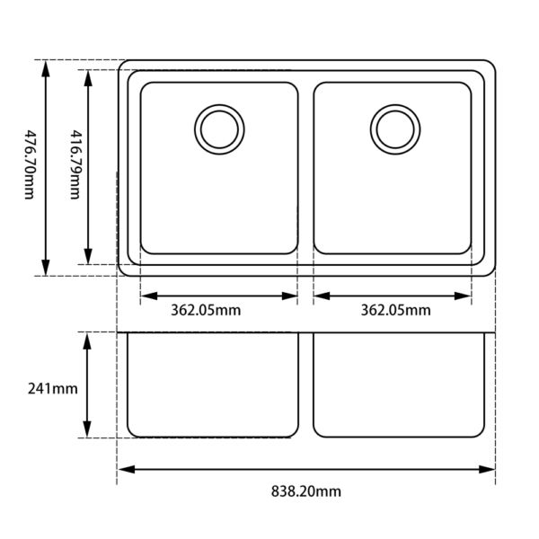 Black Bottle Trap 32mm Solid Brass - Image 3