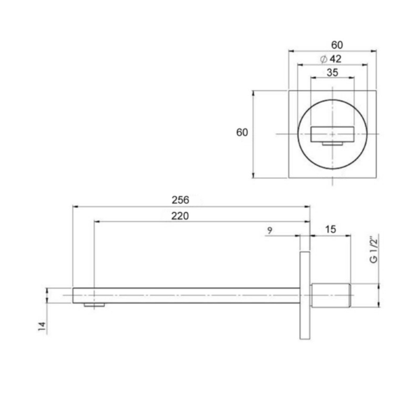 BLAZE Black Shower/Bath Mixer Diverter - Image 3