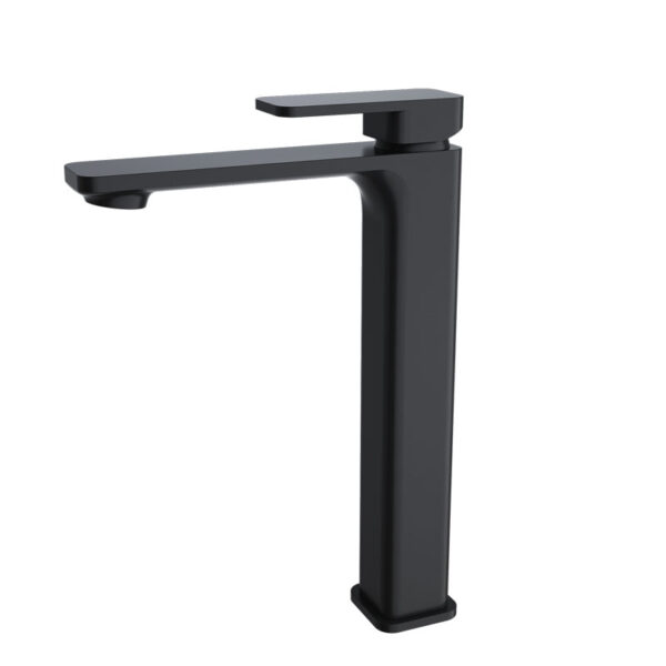 IVANO Series Black Tall Basin Mixer - Image 2