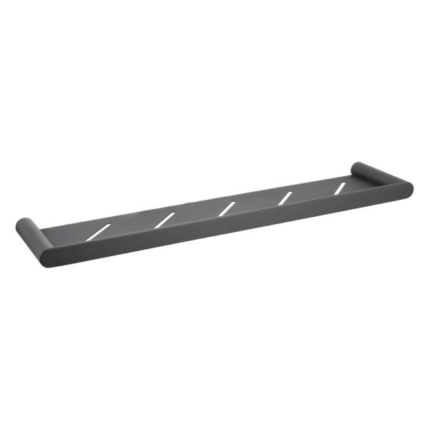 RUSHY Black Round Stainless Steel Shelf - Image 2