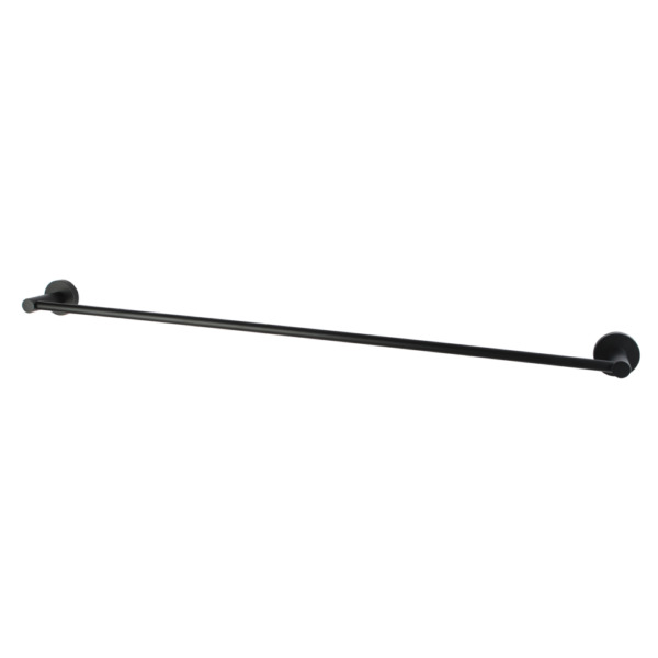 LUCID PIN Round Black Single Towel Rack Rail 790mm - Image 2