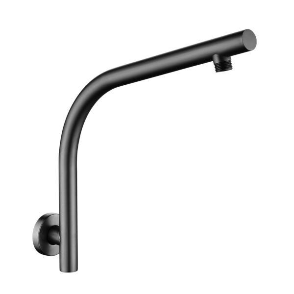 Pentro Gun Metal Grey Wall Mounted Shower Arm - Image 2