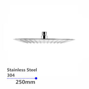 Cavallo 250mm Chrome Ultra-Thin Shower Head