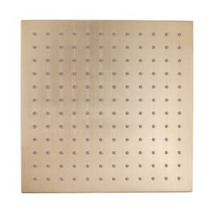 250mm Brushed Yellow Gold Soild Brass Shower Head