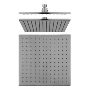 250mm Brushed Nickel Soild Brass Shower Head