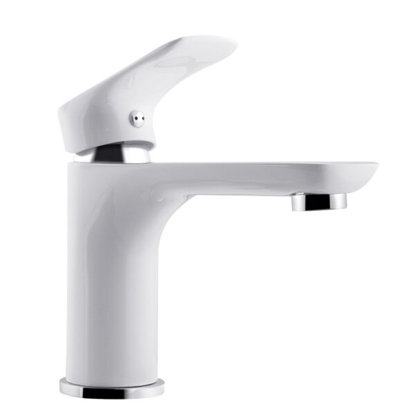 VOG White and Chrome Basin Mixer - Image 2